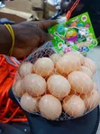 Peach-Colored Hollow Plastic Toy Eggs - 1