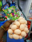 Peach-Colored Hollow Plastic Toy Eggs - 4