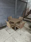 Beautiful Plastic Dining Table and Chairs - 2