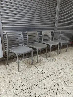 Brand New Plastic Chairs - Stackable, High Back