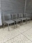 Brand New Plastic Chairs - Stackable, High Back - 2