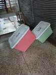 Plastic Storage Boxes - Pink Kids Boxes - 1