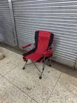 Red Foldable Camping Chairs - 3
