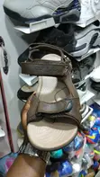 Original Leather Men's Open Shoes - Brown - 1
