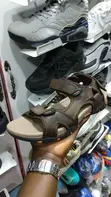 Original Leather Men's Open Shoes - Brown - 2