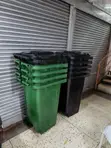 Heavy Duty 240 Litre Plastic Dust Bin - 1