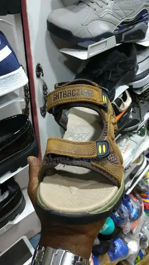 CAMEL CROWN Men's Leather Hiking Sandals
