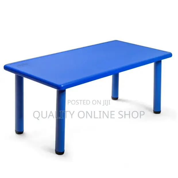 Kids Plastic Table - Blue - 1