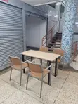 Wooden Foldable Dining Table and 4 Chairs - 2