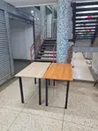 Ratten Wooden Foldable Dining Table and Chairs - 2