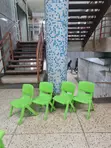 Green Kids Plastic Chairs - 1