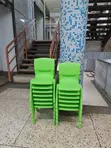 Green Kids Plastic Chairs - 3