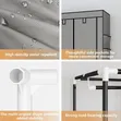4 Column Deluxe Portable Fabric Wardrobe - 2