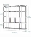 4 Column Deluxe Portable Fabric Wardrobe - 4