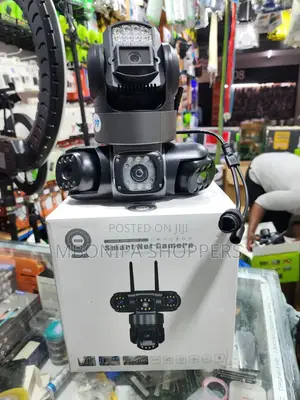 Three Lens PTZ IP Security Camera with Auto Tracking