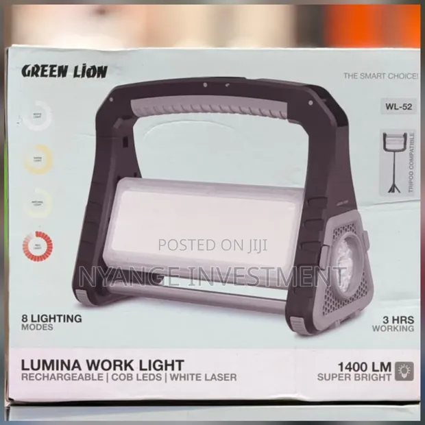 Green Lion Lumina Rechargeable Work Light - 1400 Lumens - 1