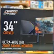 Porodo 34-inch Ultra Wide Curved Gaming Monitor - 3