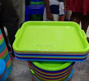 Plastic Serving Trays - 12 Pieces