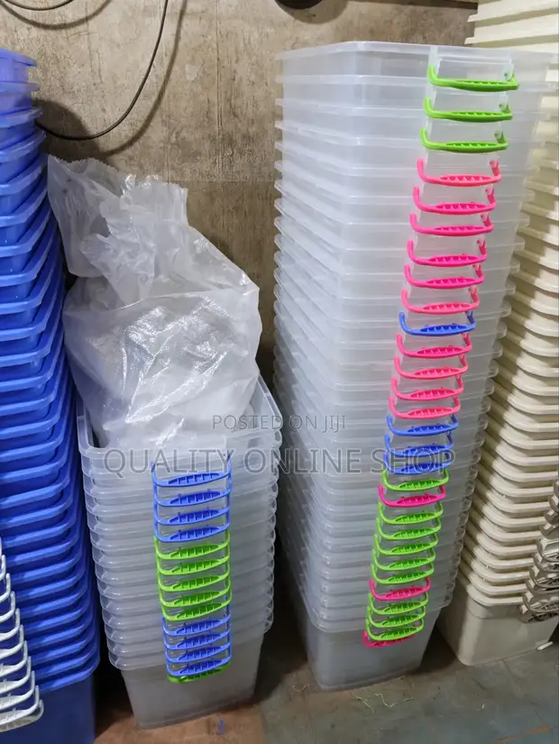 Transparent Plastic Storage Boxes - 1