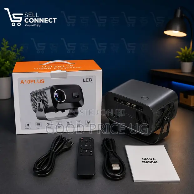 A10 Plus LED Android Portable Smart Projector - 1