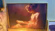 Modern Art Framed Canvas - 1