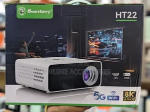 Smartbarry HT22 8K Projector with WiFi & Bluetooth