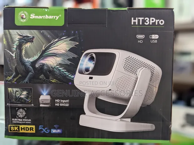 Smartbarry HT3 Pro Portable Smart Projector - 1