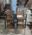 1pc Dining Restaurant Plastic Chairs - 2