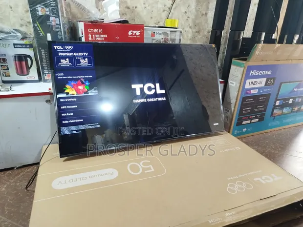 50" TCL QLED Smart Android Google TV - 1
