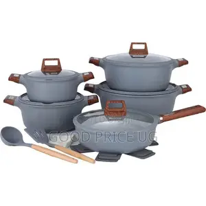 Donner 15-Piece Non-Stick Granite Cookware Set