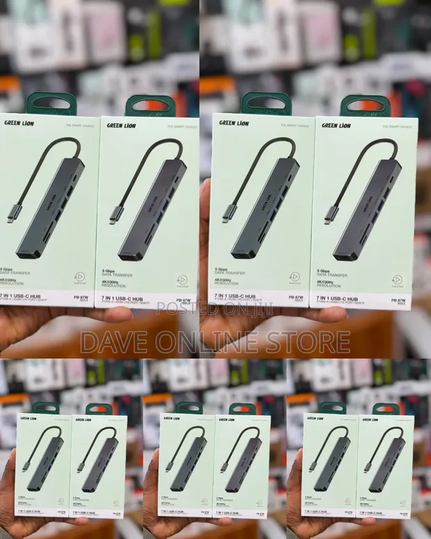 Green Lion 7-in-1 USB-C Hub - 1