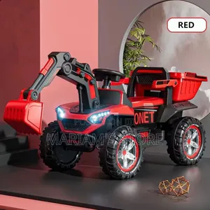 Baby King Rechargeable Electric Ride-on Excavator Toy Car