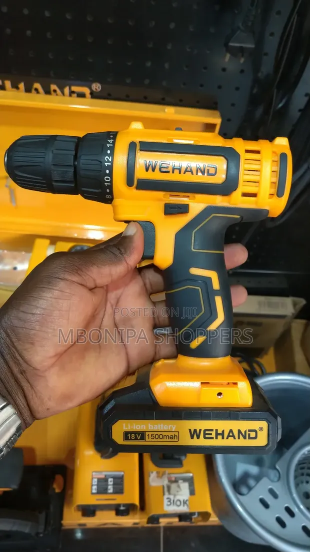 18V Cordless Drill Set with 2 Batteries - 1