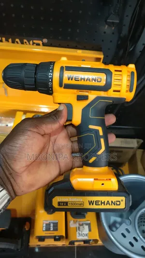 18V Cordless Drill Set with 2 Batteries