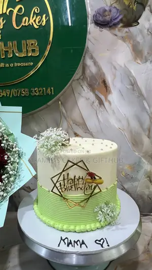 Flower Bouquet, Cake & Card Gift Package