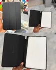 Black Trifold Smart Cover with Stylus Holder - 1