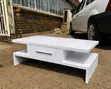 Wooden Coffee Table with Storage Drawer - Modern Design - 1