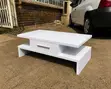 Wooden Coffee Table with Storage Drawer - Modern Design - 2
