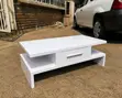 Wooden Coffee Table with Storage Drawer - Modern Design - 3