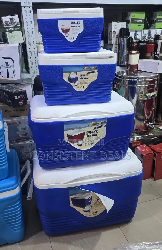 Chillex Blue Insulated Ice Boxes / Cooler Boxes Set - 1