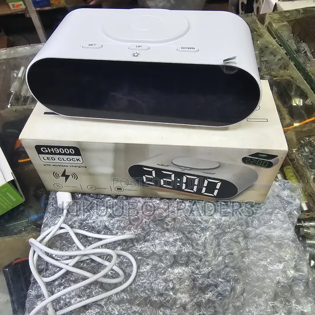 GH9000 Wireless Charging Alarm Clock - 1
