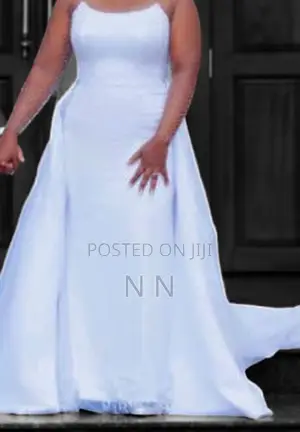 Pearl White Wedding Gown - Size UK 12/14