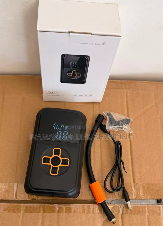 Digital Portable Air Compressor - LT-217 Tyre Inflator - 1