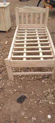 Hard Wooden 3x6 Bed Frame - 1