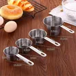 4-Piece Stainless Steel Measuring Cup Set - 3