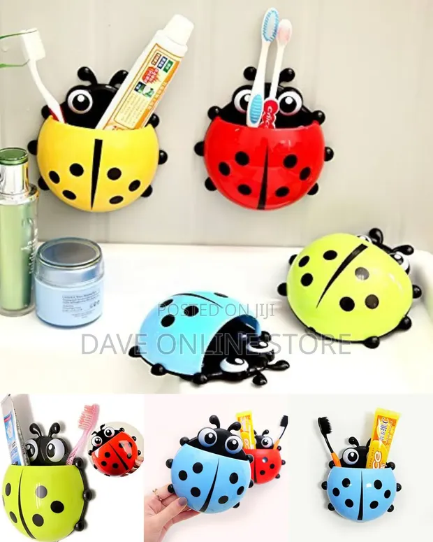 Cute Ladybug Toothbrush Holders - 1