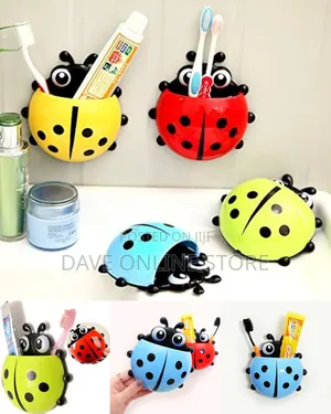 Cute Ladybug Toothbrush Holders