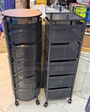 5-Tier Rotating Kitchen Storage Rack