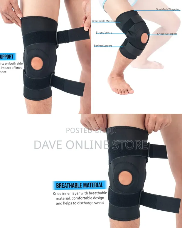 Adjustable Open-Patella Neoprene Knee Brace - 1
