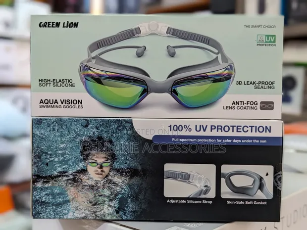Green Lion Aqua Vision Swimming Goggles - 1